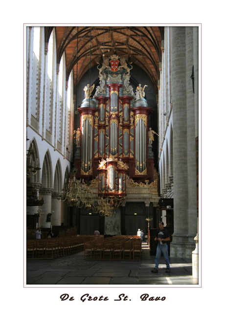 Orgel in de st. Bavokerk