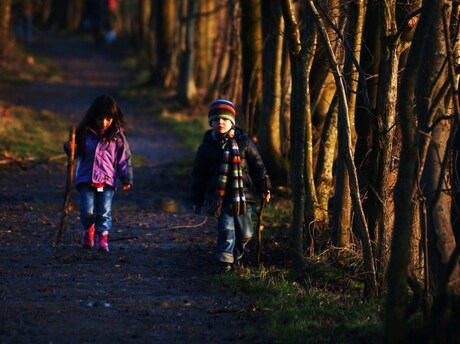 Twee kleine wandelaartjes