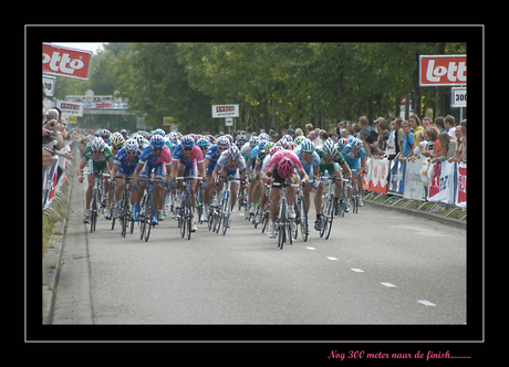 De sprint naar de finish..