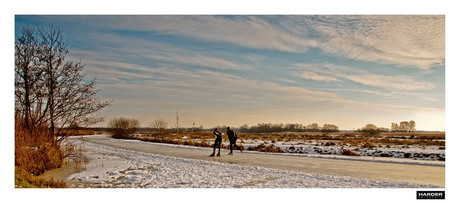 Schaatsend de wijde wereld in