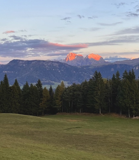 Sunset in Dolomites 
