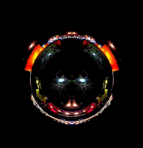 A Little Planet By Night