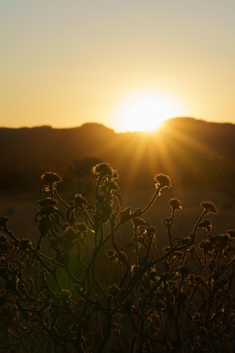 Zonsondergang in Madagaskar