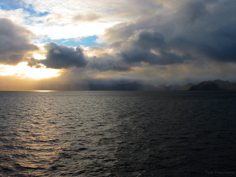 Weeromslag Vestfjord Noorwegen