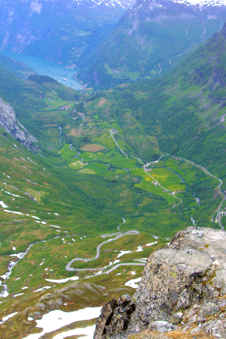 Geirangerfjord, gezien vanaf Dalsnibba