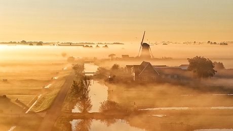 Net voordat de zon opkwam.... 