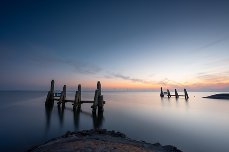 dromerige zonsondergang