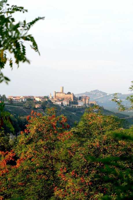 Herfst in de monferrat/italie