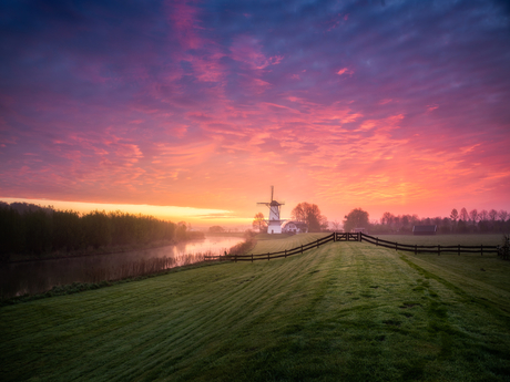 The Windmill at Sunrise