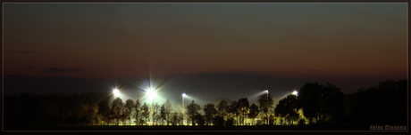 Soccerfield in the dark . . .