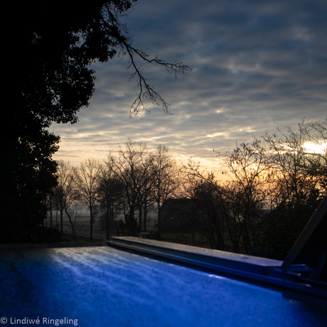 Foto vanuit een raam