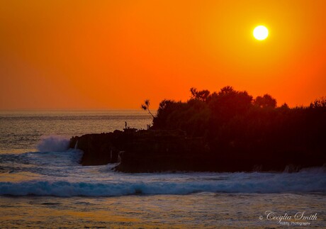 Sunset Klungkung beach