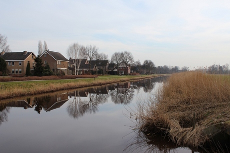 weerspiegeling in Dedemsvaart