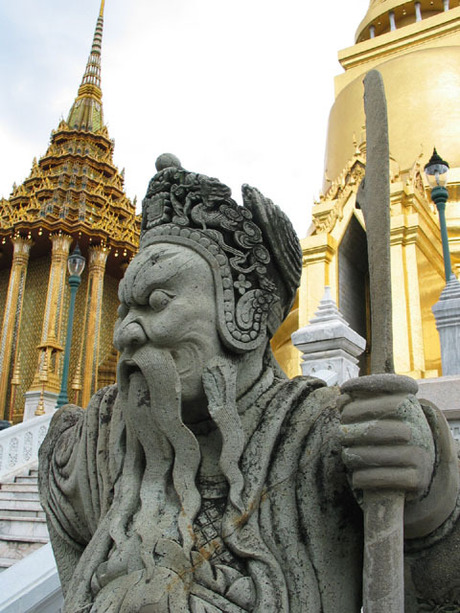 Chinees beeld in Grand Palace in Bangkok