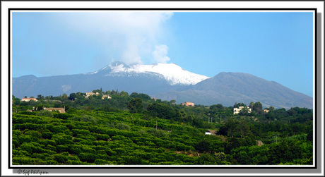 Uitzicht op etna