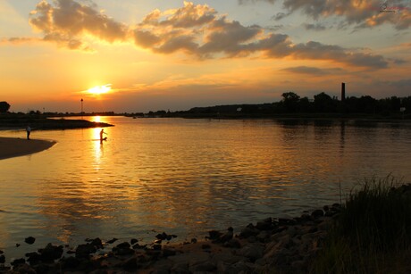 Sunset in het gouden uur