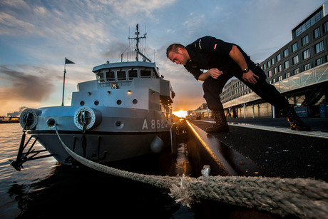 Havenbescherming door de marine