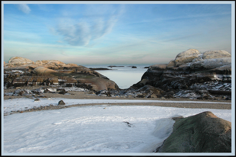 Icey beach