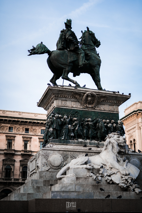 Statua di Vittorio Emanuele II - Milaan