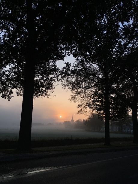 Zonsopkomst bij Voorst