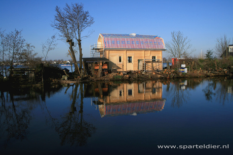 Vakantiewoning in aanbouw