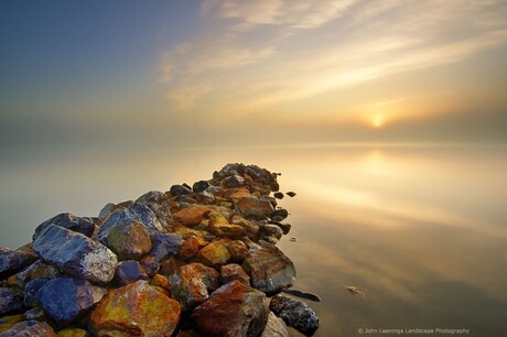 Zonsopkomst IJsselmeer