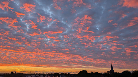 Bijzondere wolkenlucht!