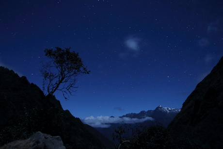 Inca trail campsite