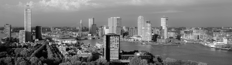 Panorama van  RotterDam 