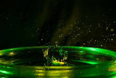 spelen met licht en water