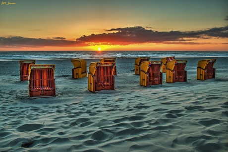 Strandstoelen Egmond aan Zee
