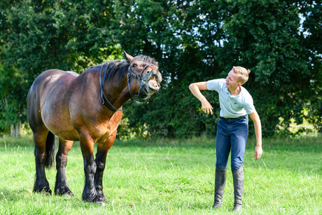 Even je tanden laten zien
