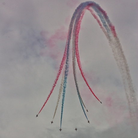 Red Arrows in actie