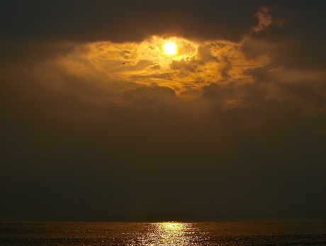 zonsondergang strand Vlissingen
