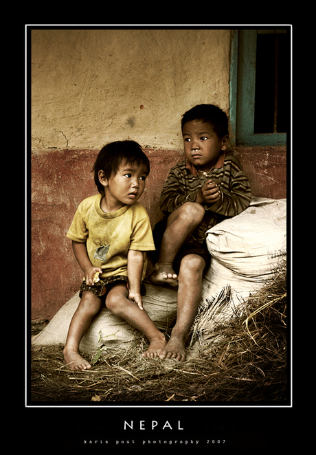 2 boys in nepal