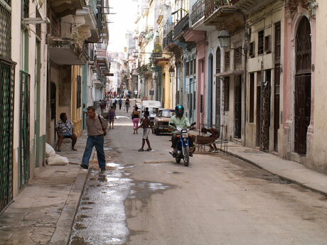 Straatleven in Havana