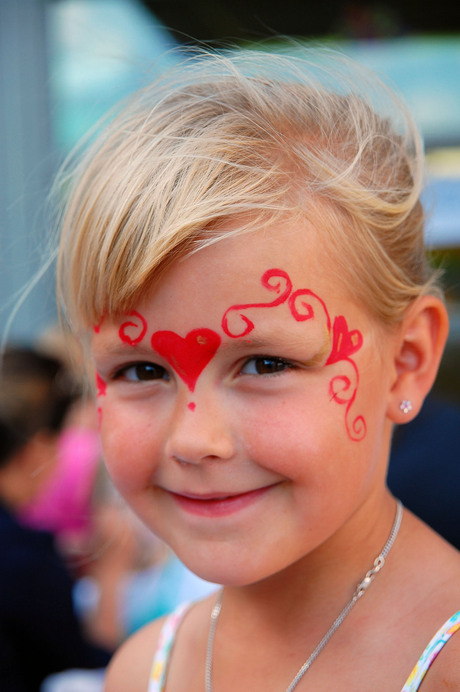 Portret van een klein prinsesje