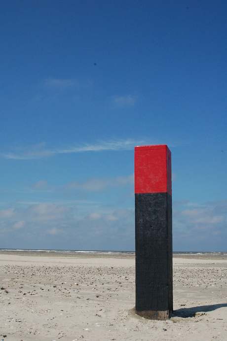 Strandpaal Terschelling