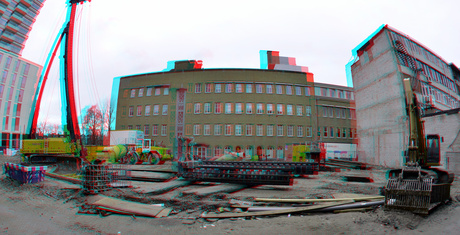 Fundatie Downtown Rotterdam 3D fish-eye