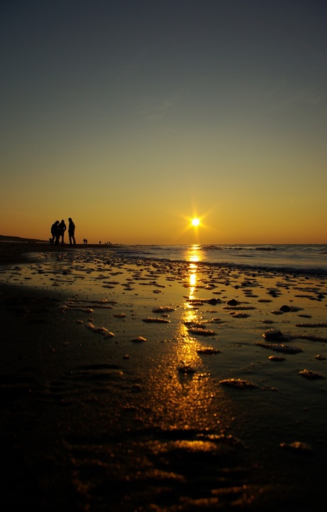 Texel zon ondergang