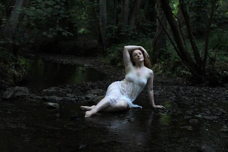 She must be a water nymph.