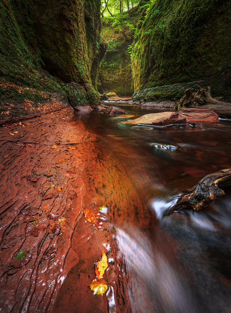 The Devils Pulpit in Schotland