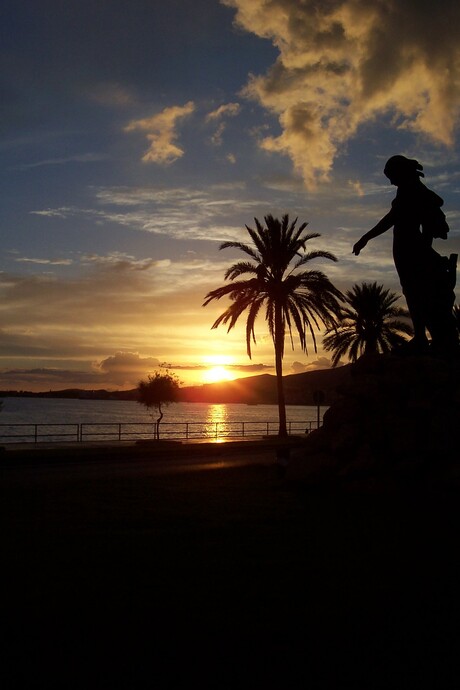 Zonsondergang in Palma