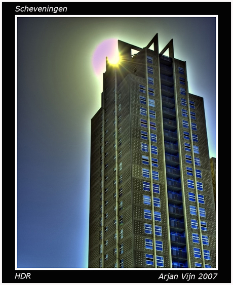 Foto boulevard in Scheveningen (HDR)