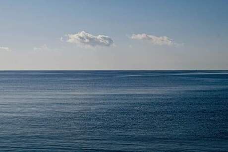 blauwe zee..