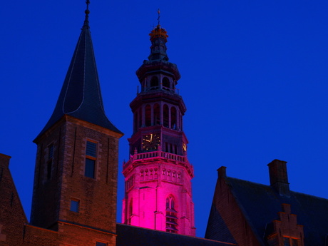 Lange Jan in het roze