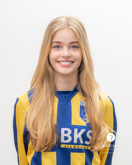 Voetbal vrouw portret