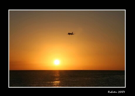 Sunset landing