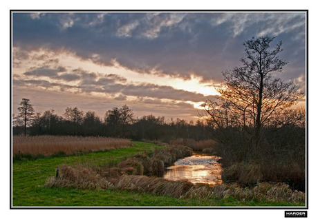 Lucht boven boerenland