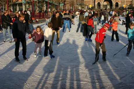 schaatsen op het museumplein
